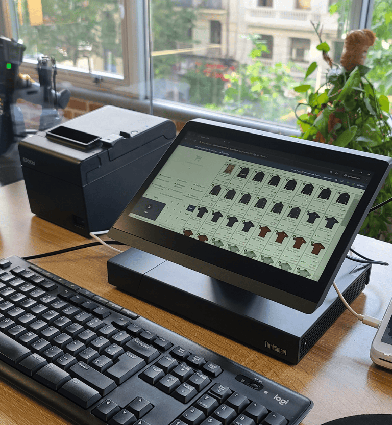 Showroom Gextia — espacio principal